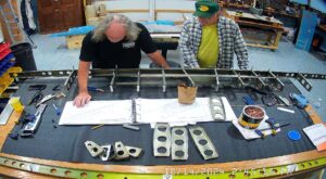 HS: Final Riveting the horizontal stabilizer skeleton. Pahe 8-11