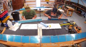 EA: Page 9-17, Step 5, 6 & 7. Disassemble, Deburr & Prime Trim Tabs.