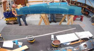 TC: Page 10-8 Step 3. Attach Left Skin & Stiffeners, Match Drill #40 Stiffeners.