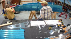 TC: Page 10-10 TO Completion & Page 10-11 Step 1. Attach F-1032 Longerons & F-1014 Aft Deck.