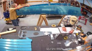 TC: Page 10-10 TO Completion & Page 10-11 Step 1. Attach F-1032 Longerons & F-1014 Aft Deck.