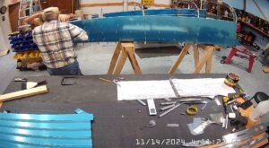 TC: Page 10-10 TO Completion & Page 10-11 Step 1. Attach F-1032 Longerons & F-1014 Aft Deck.