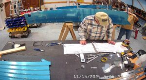 TC: Page 10-10 TO Completion & Page 10-11 Step 1. Attach F-1032 Longerons & F-1014 Aft Deck.