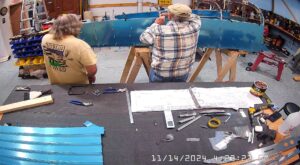 TC: Page 10-10 TO Completion & Page 10-11 Step 1. Attach F-1032 Longerons & F-1014 Aft Deck.