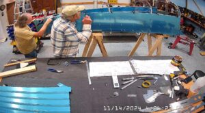 TC: Page 10-10 TO Completion & Page 10-11 Step 1. Attach F-1032 Longerons & F-1014 Aft Deck.