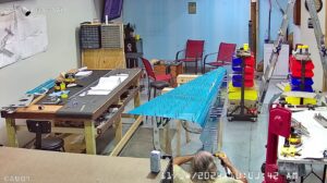 TC: Page 10-7 Step 7. Match drill #40 the right skin and the F-1047C, D & E Stiffeners.
