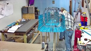 TC: Page 10-8 Step 3. Attach Left Skin & Stiffeners, Match Drill #40 Stiffeners.