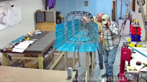 TC: Page 10-8 Step 3. Attach Left Skin & Stiffeners, Match Drill #40 Stiffeners.