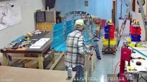 TC: Page 10-8 Step 3. Attach Left Skin & Stiffeners, Match Drill #40 Stiffeners.