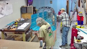 TC: Page 10-8 Step 3. Attach Left Skin & Stiffeners, Match Drill #40 Stiffeners.