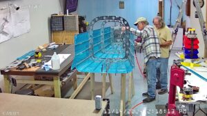 TC: Page 10-8 Step 3. Attach Left Skin & Stiffeners, Match Drill #40 Stiffeners.
