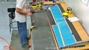 EA: Page 9-15,18. Attach Trim Tab Hinge, Insert Trailing Edge Wedge (Page 9-14)