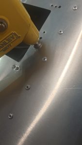 Dimpling Trim Tab Cover Plate For Nutplates