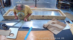 Prepping the LS75F1-1 for front skid pick-up bolt drilling