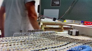 Attaching the access panel nutplates with flush rivets