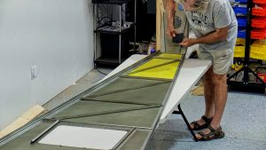 Attaching the SD75F41-3 to the HT frame and doubler