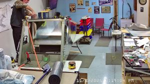 Zenith 750 SD FR-09 riveting the top skin to the channels & rear wing attachment frame.