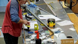 Zenith 750 SD fuselage building FR-07 control mixer assembly