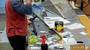 Zenith 750 SD fuselage building FR-07 control mixer assembly