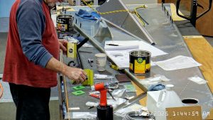 Zenith 750 SD fuselage building FR-07 control mixer assembly