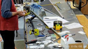 Zenith 750 SD fuselage building FR-07 control mixer assembly