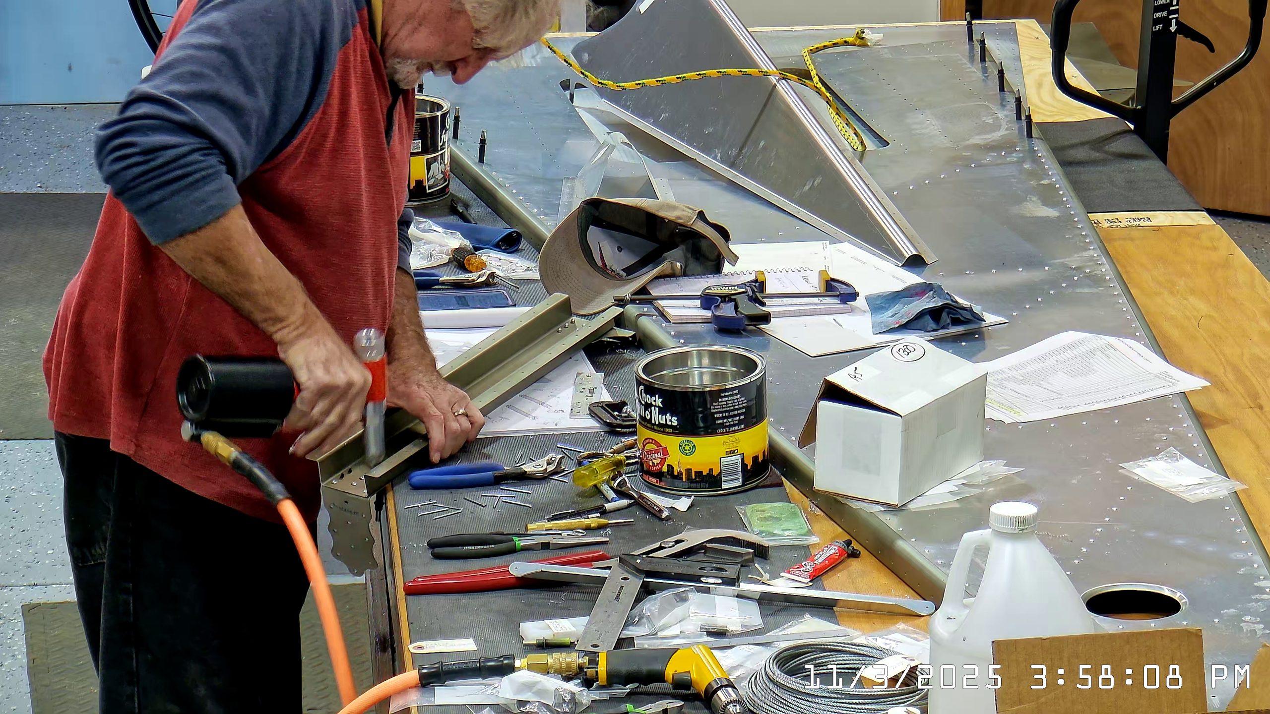 Zenith 750 SD fuselage building FR-07