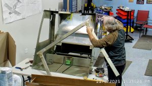 Zenith 750 SD fuselage assembly FR-09 - Clecoing the rear wing attachment frame