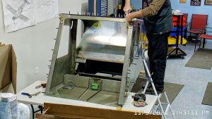 Zenith 750 SD fuselage assembly FR-09 - Clecoing the rear wing attachment frame