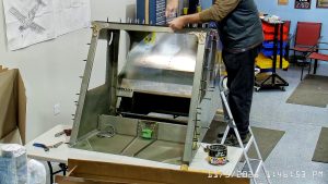 Zenith 750 SD fuselage assembly FR-09 - Clecoing the rear wing attachment frame