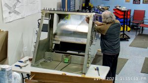 Zenith 750 SD FR-09 riveting cockpit harness mount channels