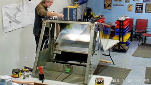 Zenith 750 SD FR-09 riveting the top skin to the channels & rear wing attachment frame.