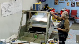 Zenith 750 SD FR-09 riveting the side skin to the top skin longerons.