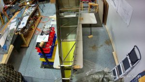 Zenith 750 SD rear fuselage assembly. Riveting the side skins