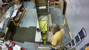 Zenith 750 SD rear fuselage assembly. Riveting the side skins