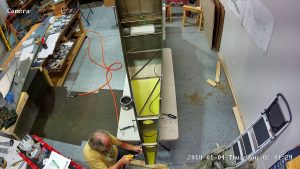 Zenith 750 SD rear fuselage assembly. Riveting the side skins