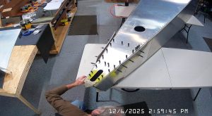 Installing the tail tie down on the Zenith 750 SD