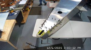 Installing the tail tie down on the Zenith 750 SD