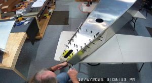 Installing the tail tie down on the Zenith 750 SD