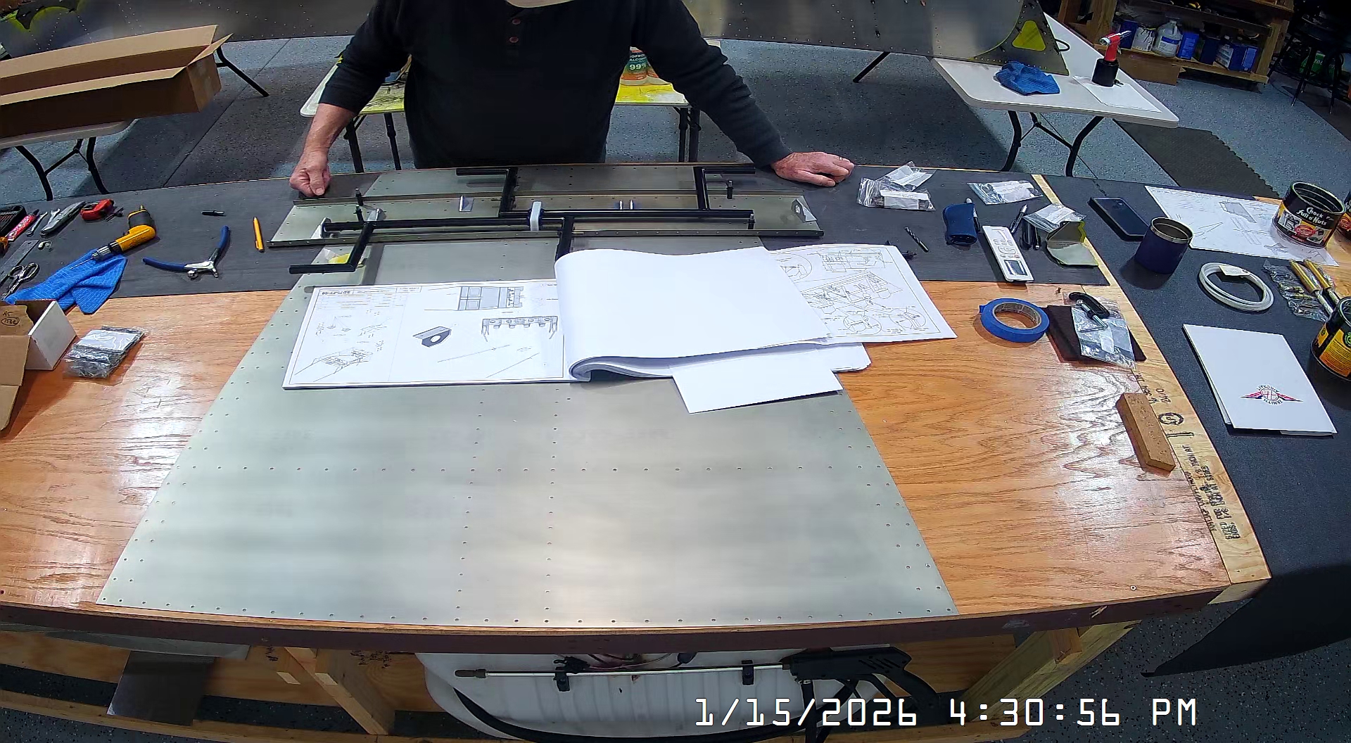 Laying out the rudder pedals per FF-04