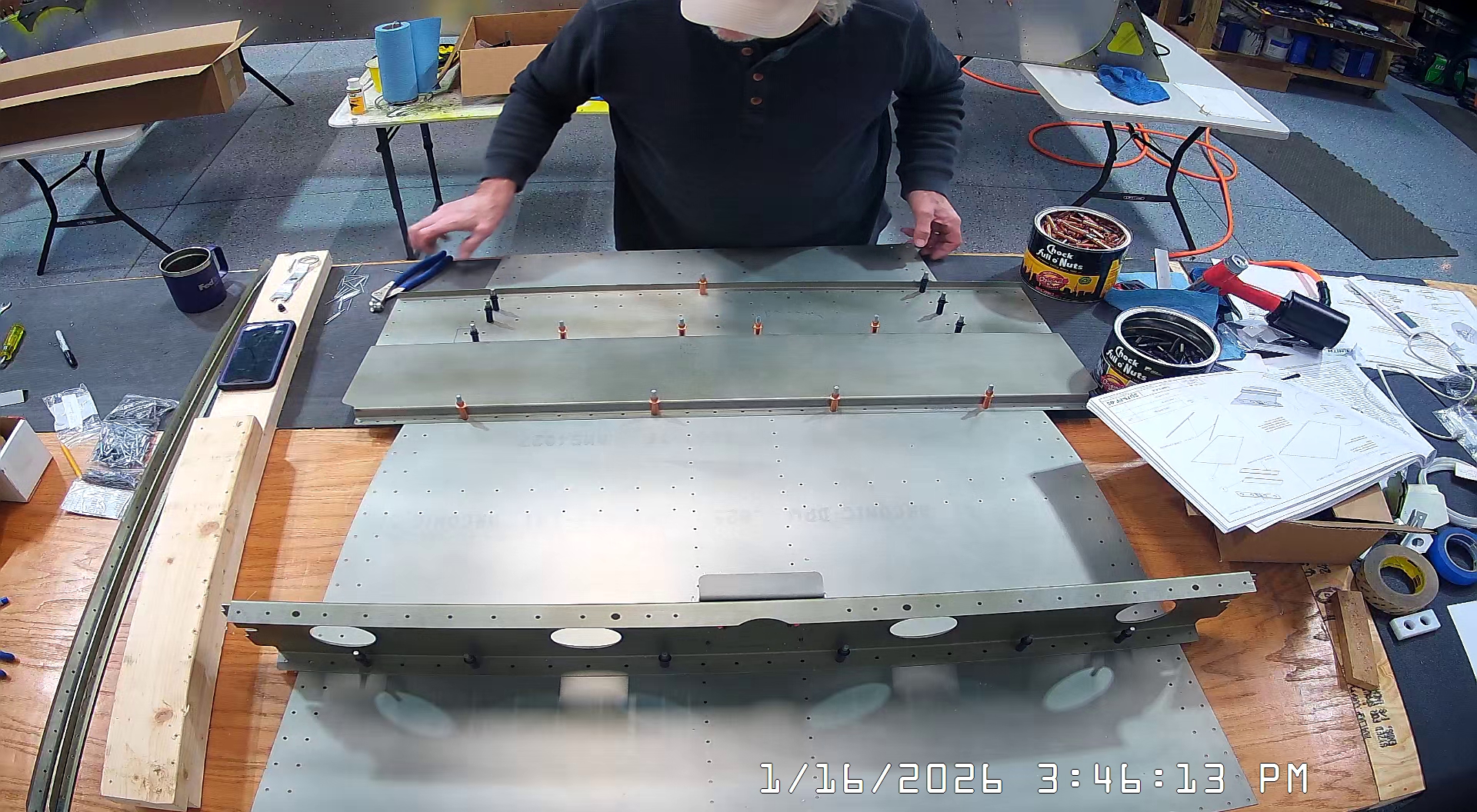 750 SD FF-05 - Rudder, Heel Support and Front Seat Channel Attach